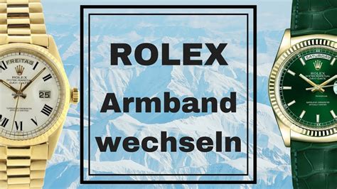 rolex armband wechseln kosten|Rolex armbanduhr übergabe.